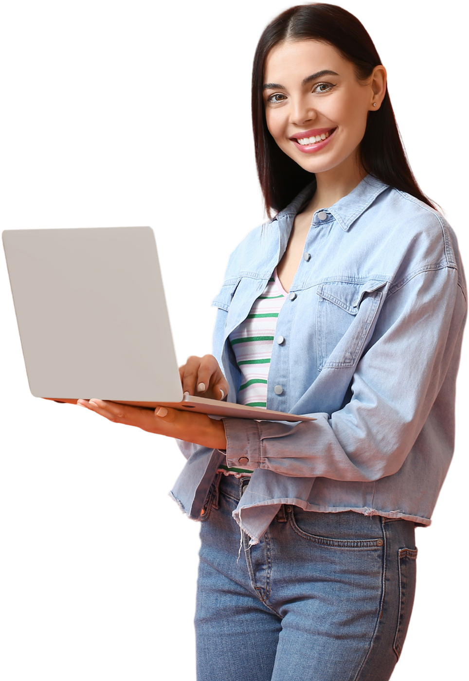South African remote worker with laptop